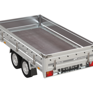 REMORQUE 2 ESSIEUX 304X153 UNITRAILER SOLID 300/2 PTAC 750 KG